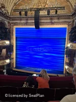 Novello Theatre Dress Circle D7 view from seat photo
