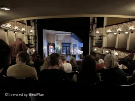 Lyric Theatre Dress Circle F17 view from seat photo