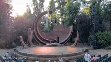 Regent's Park Open Air Theatre Upper Centre L29 view from seat photo