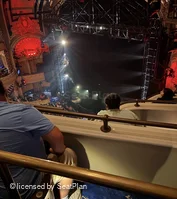 Palace Theatre Balcony B30 view from seat photo