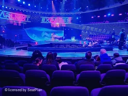 Wembley Park Theatre Platform 1 F9 view from seat photo