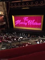 London Coliseum Upper Circle A14 view from seat photo