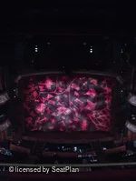 Lyceum Theatre Grand Circle B25 view from seat photo