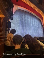 Todd Haimes Theatre Orchestra E13 view from seat photo