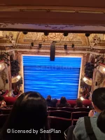 Novello Theatre Grand Circle E14 view from seat photo