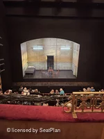 Golden Theatre Front Mezzanine B101 view from seat photo