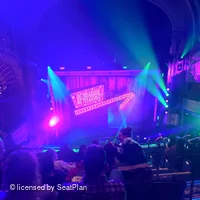 Palace Theatre Mezzanine H5 view from seat photo