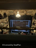 Wyndham's Theatre Grand Circle E14 view from seat photo