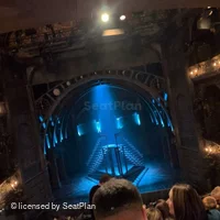 Palace Theatre Dress Circle F18 view from seat photo