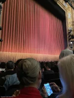 Longacre Theatre Orchestra G10 view from seat photo
