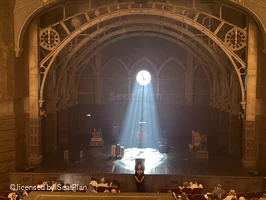 Lyric Theatre Dress Circle C113 view from seat photo