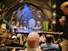 Barbican Theatre Stalls H11 view from seat photo