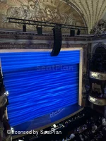 Novello Theatre Grand Circle AA13 view from seat photo