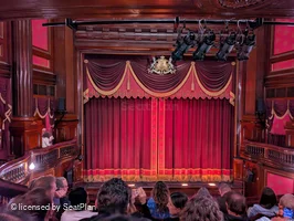 St Martin's Theatre Dress Circle E9 view from seat photo