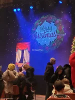 Alexandra Palace Theatre Stalls L1 view from seat photo