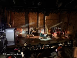 Minetta Lane Theatre Mezzanine CC112 view from seat photo