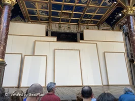 Shakespeare's Globe Theatre Yard Standing A1 view from seat photo