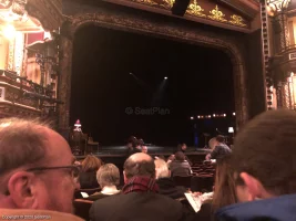 Belasco Theatre Orchestra M5 view from seat photo
