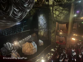 His Majesty's Theatre Grand Circle A35 view from seat photo