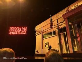 August Wilson Theatre Orchestra BB110 view from seat photo