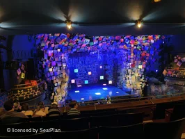 Cambridge Theatre Dress Circle F28 view from seat photo