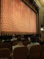Music Box Theatre Orchestra G17 view from seat photo