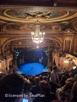 Theatre Royal Haymarket Upper Circle F15 view from seat photo