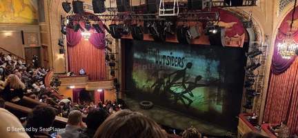 Bernard B. Jacobs Theatre Mezzanine H22 view from seat photo