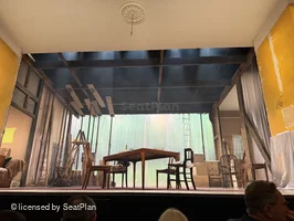 Music Box Theatre Orchestra B107 view from seat photo