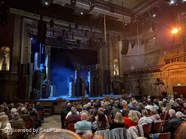 Alexandra Palace Theatre Stalls O28 view from seat photo