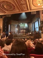 Walter Kerr Theatre Orchestra N10 view from seat photo