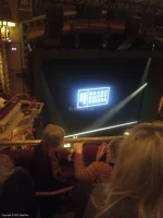 Belasco Theatre Balcony C13 view from seat photo