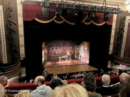 Imperial Theatre Front Mezzanine D209 view from seat photo