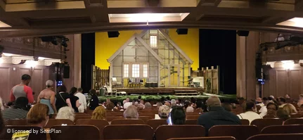 Booth Theatre Orchestra O105 view from seat photo