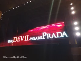 Dominion Theatre Stalls B11 view from seat photo