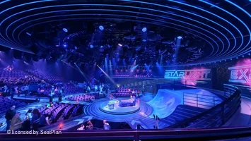 Wembley Park Theatre Trackside 2 GG46 view from seat photo