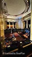 London County Hall North Gallery B31 view from seat photo