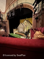 Booth Theatre Mezzanine A16 view from seat photo