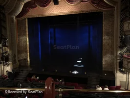 James Earl Jones Theatre Mezzanine B2 view from seat photo