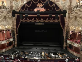 London Coliseum Upper Circle A20 view from seat photo