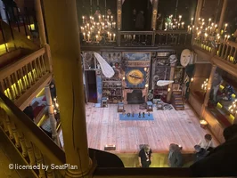 Sam Wanamaker Playhouse Playhouse Upper Gallery B17 view from seat photo