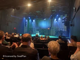 Lucille Lortel Theatre Orchestra K10 view from seat photo