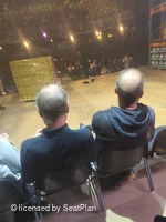 Trafalgar Theatre Stage Seating BB10 view from seat photo