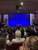 Imperial Theatre Orchestra R11 view from seat photo