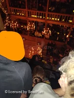 Sam Wanamaker Playhouse Playhouse Upper Gallery D28 view from seat photo