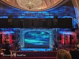 Broadway Theatre Rear Mezzanine B117 view from seat photo