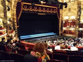 London Coliseum Dress Circle F55 view from seat photo