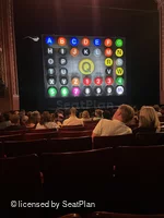 Shaftesbury Theatre Stalls M24 view from seat photo