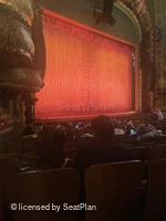 New Amsterdam Theatre Orchestra N27 view from seat photo