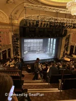 Neil Simon Theatre Mezzanine M1 view from seat photo